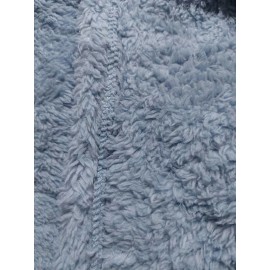 Solid Fuzzy Sweatshirts, Casual Crew Neck Long Sleeve Sweatshirt With Pockets, Women's Clothing