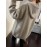 Smile Face Print Drawstring Hoodie, Casual Long Sleeve Drop Shoulder Top, Women's Clothing