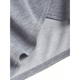 Letter Print Drawstring Hoodie, Casual Long Sleeve Hooded Sweatshirt, Women's Clothing